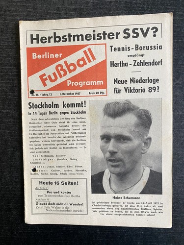 1957 hertha bsc union - hertha,
