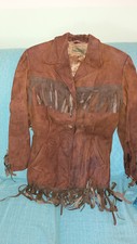RARE VESTE A FRANGE WESTERN EN