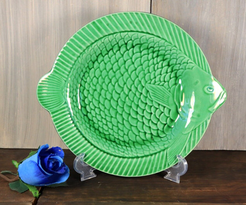 Ancienne assiette barbotine - ancienne, en