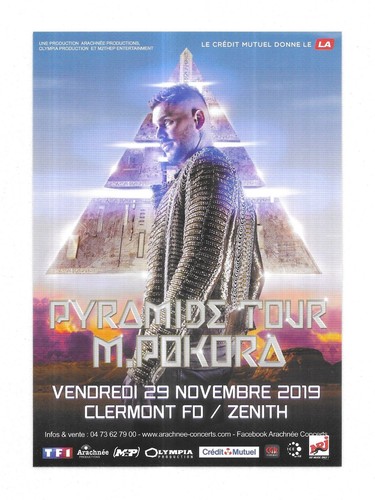 Flyer pokora en concert - flyer,