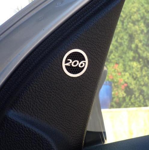 Plaque tweeter peugeot 206 - plaque,