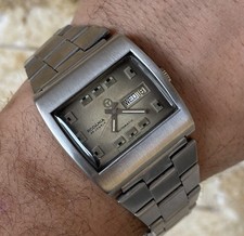 Téléviseur automatique homme Rodania 25 jewels vintage années 70 carré 37...