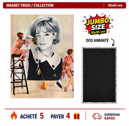 Magnet frigo sylvie vartan - magnet,
