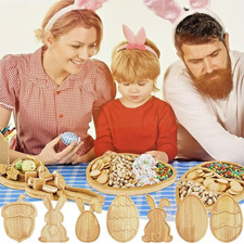 Grand Plateau Assiette En Bois