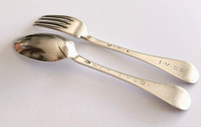 Couverts argent massif XVIIIe