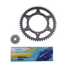 kit chaine 12x 52 dents derbi