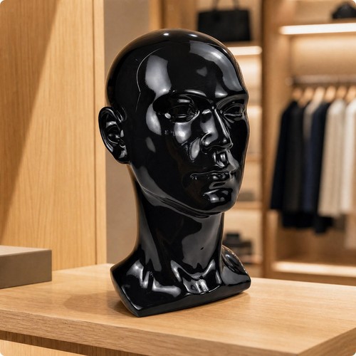 Tête mannequin chauve avec - chauve,
