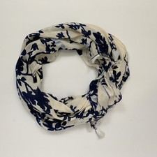 Michael Stars Blue Floral Scarf