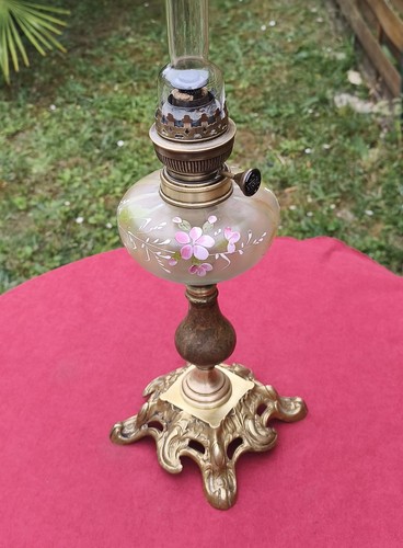 Lampe pétrole vase - lampe, avec