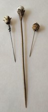 Vintage Antique Hat Pins Lot 3 Hat Pin