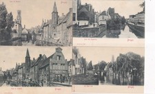 Lot de 4 cartes postales