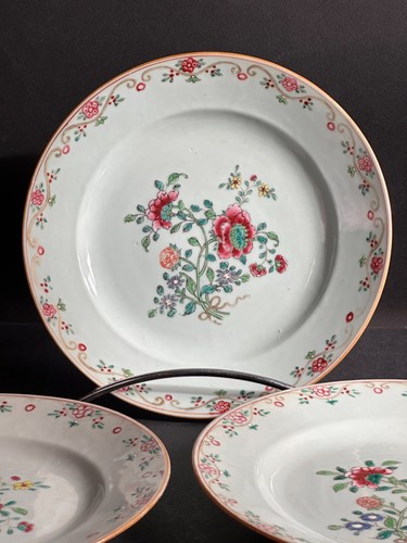 Assiettes 18e porcelaine - 6,