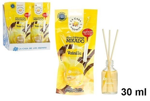 Mikado vanille 30ml diffuseur - vanille,