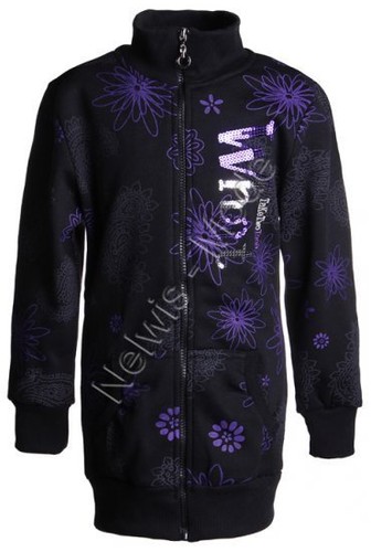 Veste manteau violet fille - manteau,