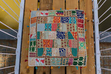 35" Patchwork Large Floor Ottoman Pouf Cushion Pillow Cover Square Pet Dog FBB