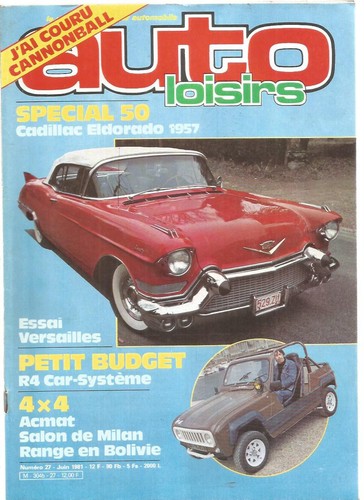 Auto loisirs cadillac - loisirs, n°27