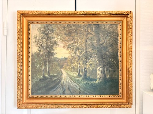Tableau peinture huile toile - tableau,