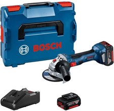 Meuleuse d'angle GWS 18V-7 - BOSCH - avec 2 batteries 18V 4.0Ah - L-Boxx -