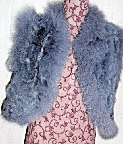 Gilet bolero foururrure lapin - gilet,