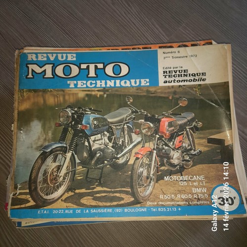 Rtm motobecane 125l 125lt - 6, et
