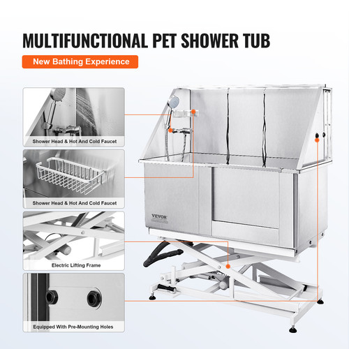 Vevor baignoire toilettage - baignoire,