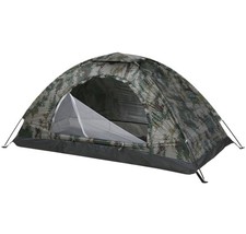 Tente De Camping Extérieur Ultra Légère Revêtement Anti-UV Monocouche Camouflage