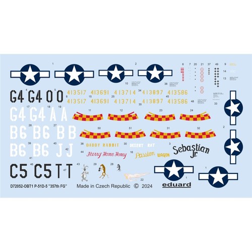 Eduard d72052 decal - eduard,