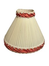 ANCIEN ABAT JOUR SATIN SOIE