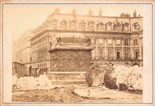 Commune de Paris Carte Photomontage Destruction de la Colonne Vendôme