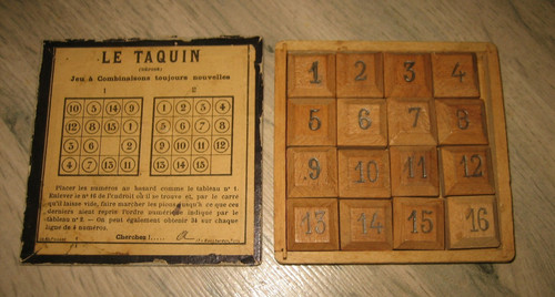 Ancien jeu taquin casse - le,