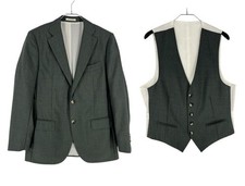 Suitsupply Lazio Veste En Laine Formelle Gilet Costume EU:50; UK/US:40S