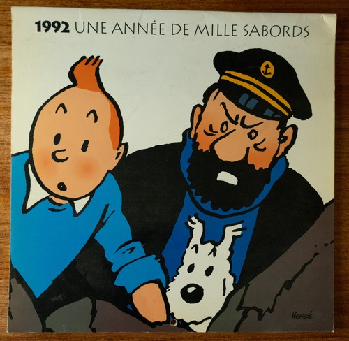 Calendrier tintin 1992 - 1992, une