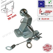 Chape d'attelage Rotule mixte