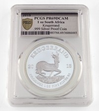 2018 1 Oz. Argent Krugerrand