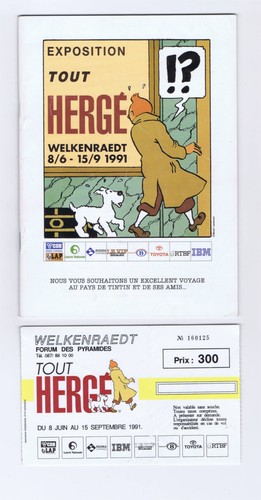 Tintin brochure de - tintin,