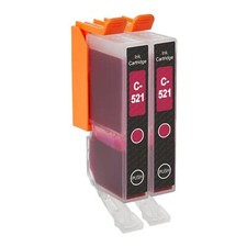 2 Cartouches d'encre Magenta pour Canon PIXMA iP4700, MP560, MP640, MX860