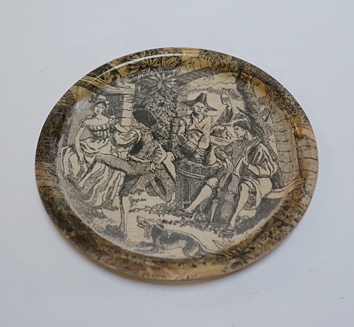 Plateau rond fibre verre - rond, de