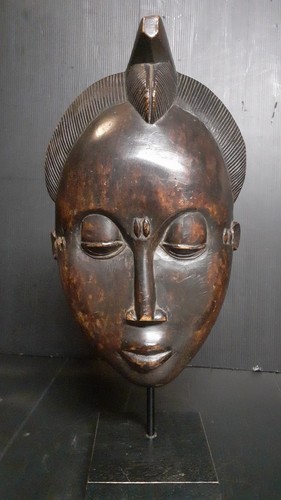 Baoulé mask ivory - ivory, coast