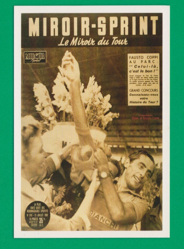Cyclisme carte cycliste - carte, fausto