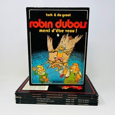 Robin Dubois Lot 6 BD Turk/De Groot Dargaud #6-7 9 12-13 15 Bande Dessinée Vtg