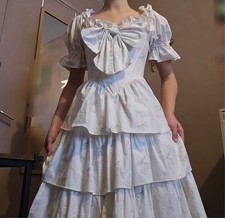 Robe retro corset imprimé