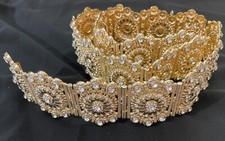 ceinture métallique orientale - ajustable au niveau de la taille -