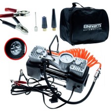 MINI COMPRESSEUR 12V 150 PSI double cylindre pompe à air voiture compresseur ...