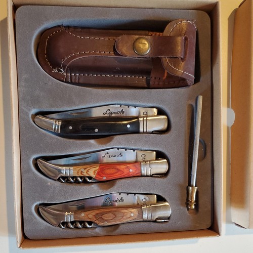 Coffret couteaux de poche - 3,