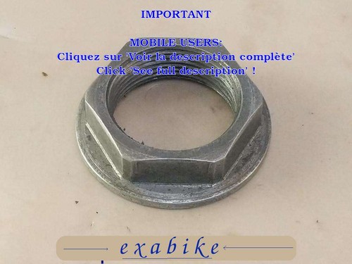 Ecrou axe roue arriere - d'axe,
