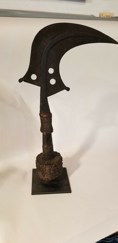 Antique kota knife axe - knife, from
