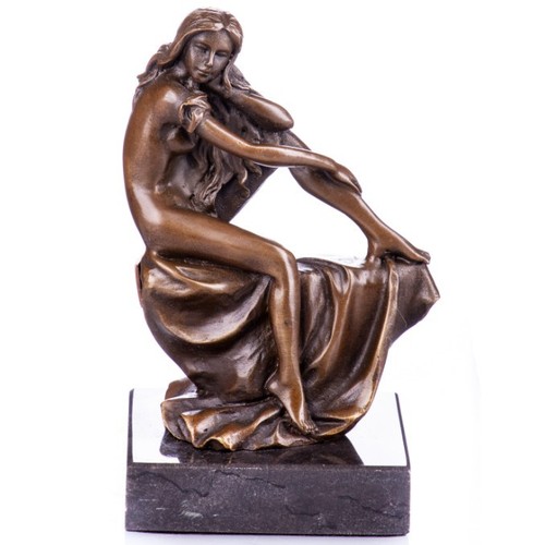 Statue femme nue bronze art - bronze,