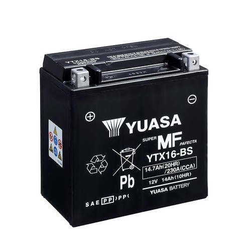 Batterie moto yuasa ytx16 - moto,