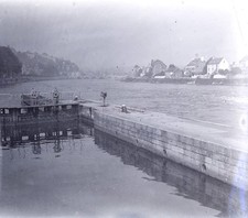 BELGIUM to identify c1920 photo NEGATIVE glass plate vintage §fn