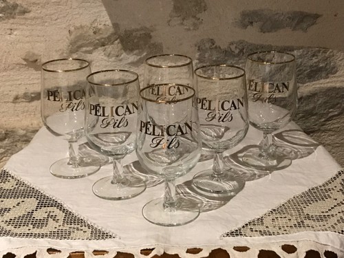 Série anciens verres - série, 6